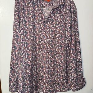 Johnston & Murphy Paisley Long Sleeve Shirt